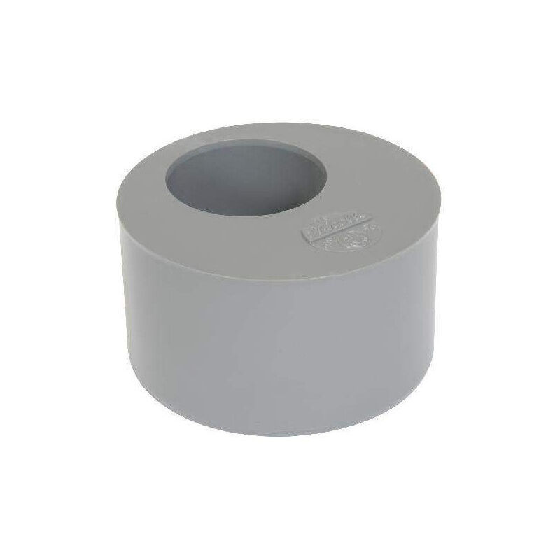foto del prodotto spina di riduzione in pvc incorporata, maschio 100 mm, femmina 63 mm.