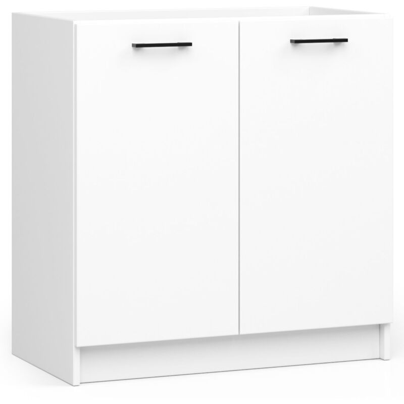 foto del prodotto mobile da cucina per incasso del forno akord s80 sistema oliwia bianco 80 cm 2 ante 80x46x82 cm