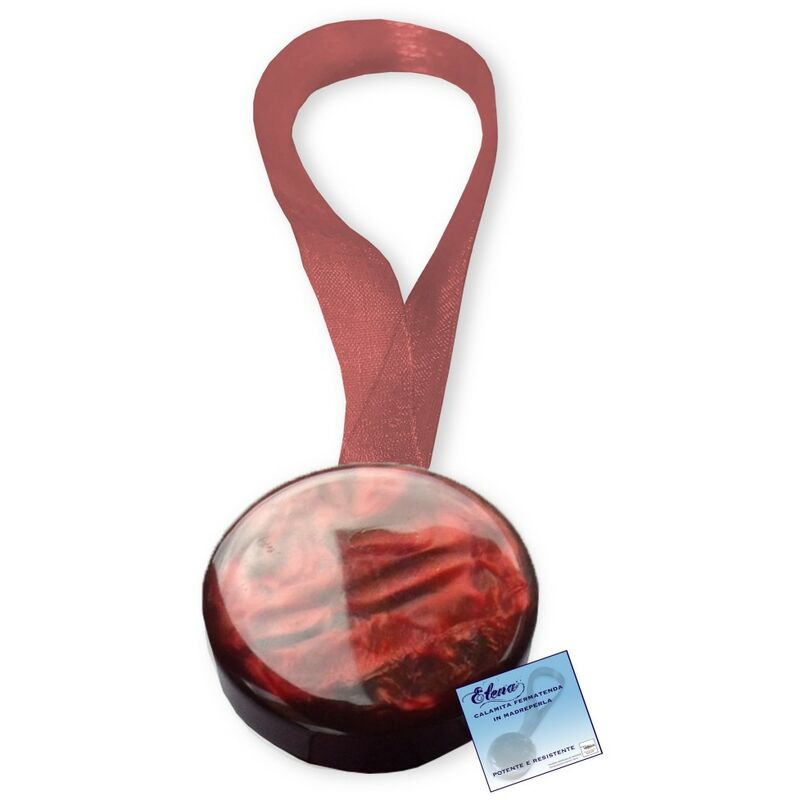 foto del prodotto tex family calamita ferma tenda elena bordeaux calamite per tende fermatende madreperla