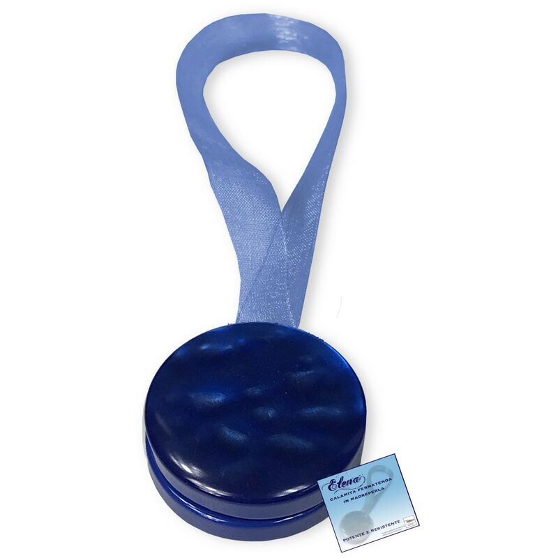 foto del prodotto calamita ferma tenda elena blu calamite per tende fermatende madreperla