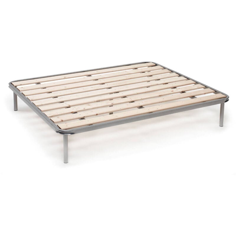 foto del prodotto rete letto matrimoniale marialaura, rete ortopedica a doghe piallate, 100 made in italy, cm 160x190h 31, con imballo rinforzato talamo italia