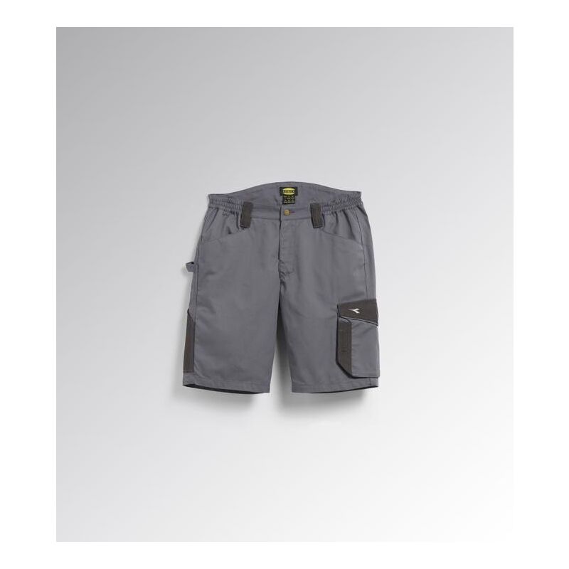 foto del prodotto utility bermuda da lavoro poly comfort, resistenza e praticit sul posto di lavoro grigio xxl diadora