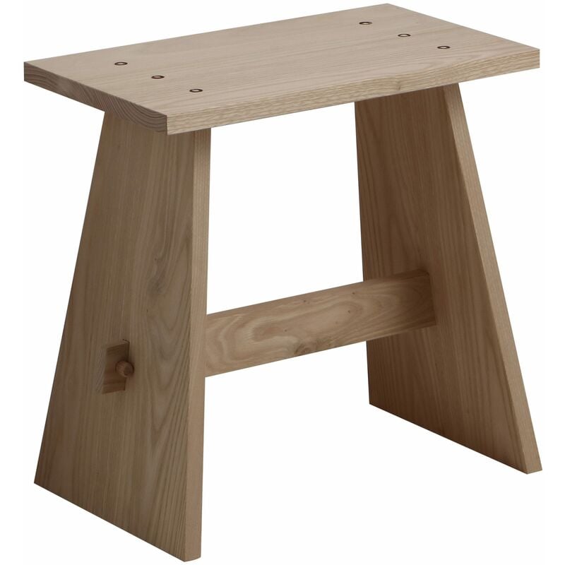 foto del prodotto kiamami valentina sgabello legno per bagno piano cm 50 linea wood