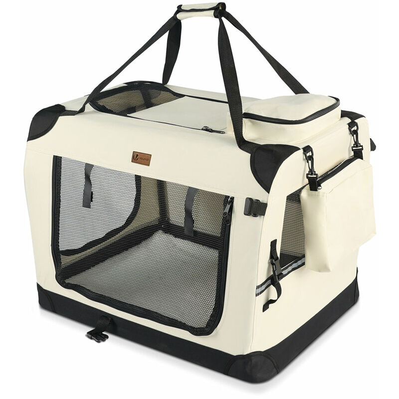 foto del prodotto vounot borsa trasportino per cani l beige