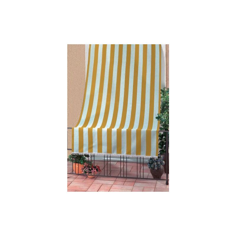 foto del prodotto tenda da sole rio 140xh300 cm rigato giallo