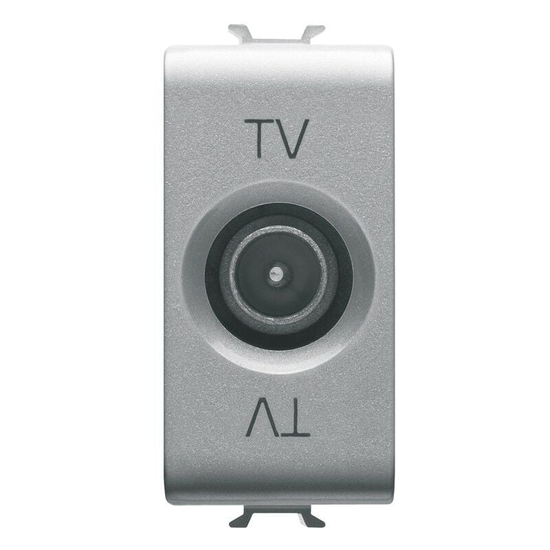 foto del prodotto gewiss chorus titanio presa tv diretta gw14361