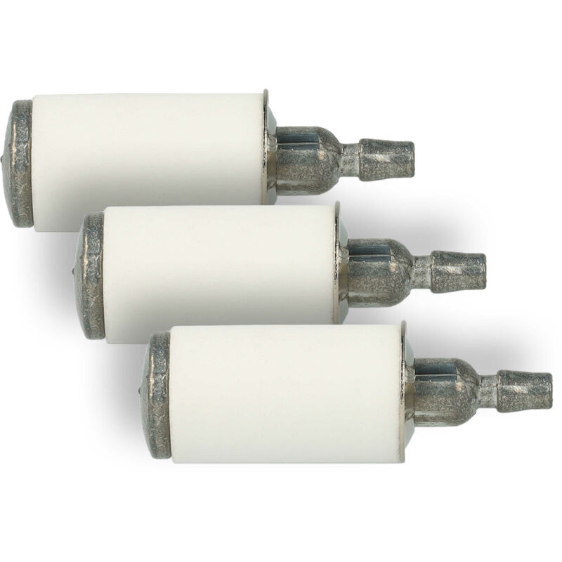 foto del prodotto 3x filtro carburante sostituisce 530095992, 545038501 per dispositivo da giardinaggio come motosega, decespugliatore vhbw
