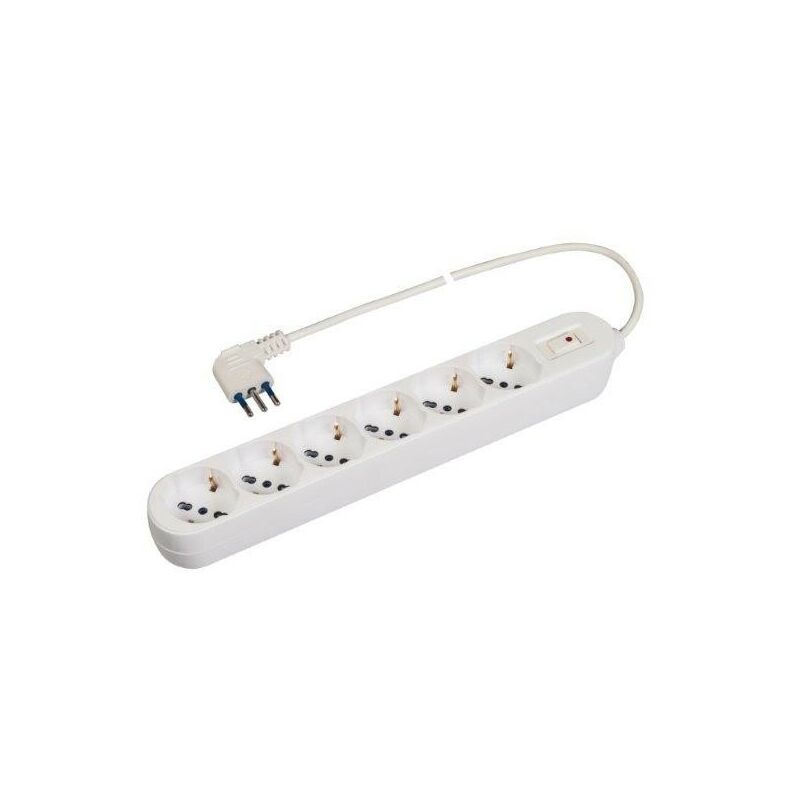 foto del prodotto presa sestupla pluristandard spina10a