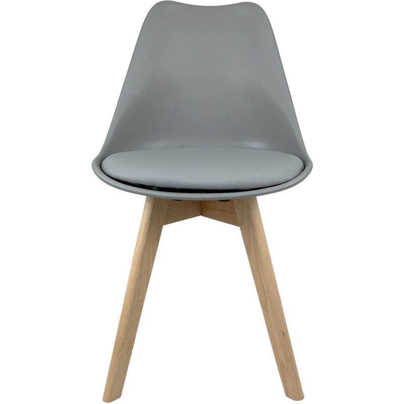 foto del prodotto sedia lelia pp pu 48x57x81 grigio naturale 1 sedia