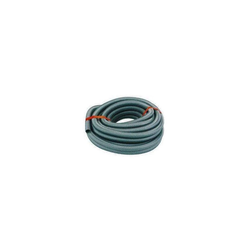 foto del prodotto tubo grigio rinforzato in pvc, diametro 32mm al metro.