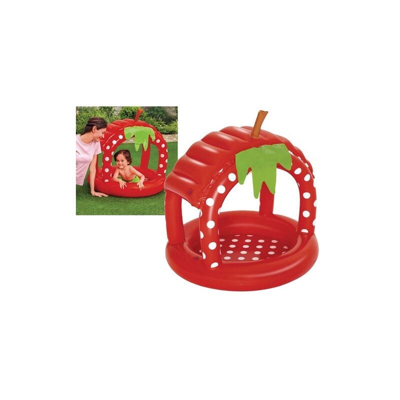 foto del prodotto bestway piscina per bambini con parasole baby very berry 52387