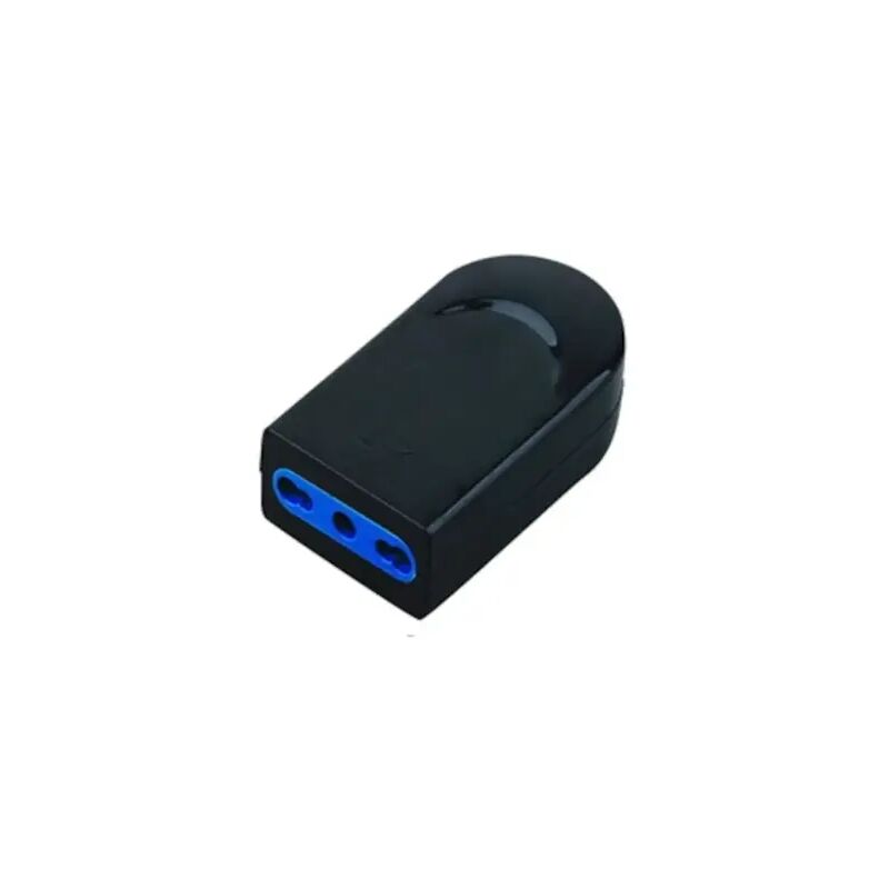 foto del prodotto presa elettrica volante bivalente 10 16a italiana nero 16a