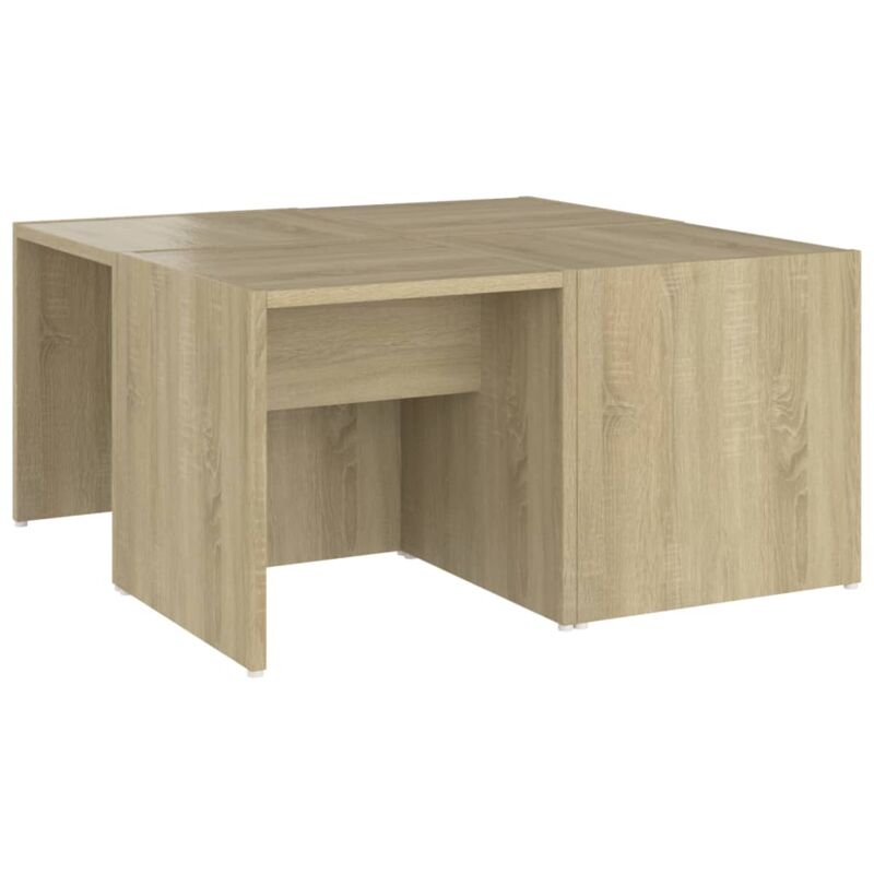 foto del prodotto tavolini salotto 4pz rovere sonoma 33x33x33cm legno multistrato vidaxl