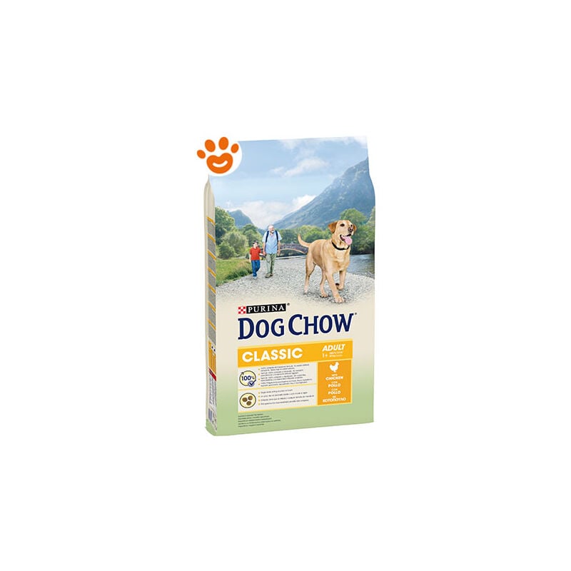 foto del prodotto dog chow classic adult pollo sacco da 10 kg purina