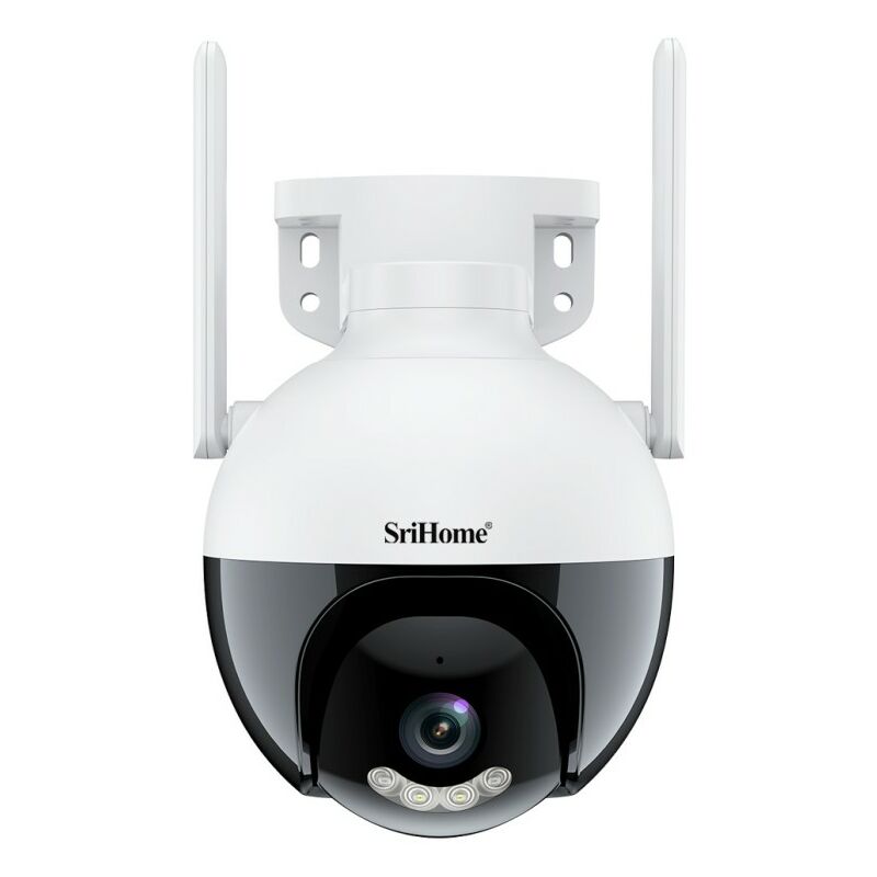 immagine 0 del prodotto sh045 telecamera hd con audio, ptz e visione notturna, supporto scheda microsd e tecnologia ai per una sicurezza ottimale.