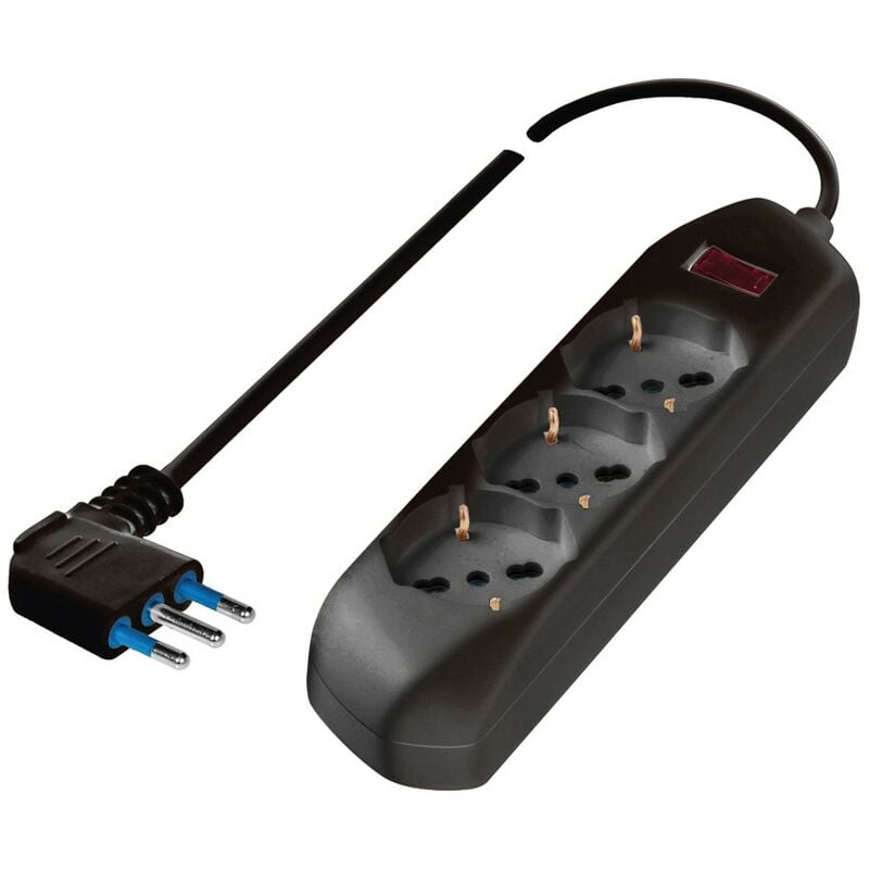 foto del prodotto presa tripla pluristandard spina 10a