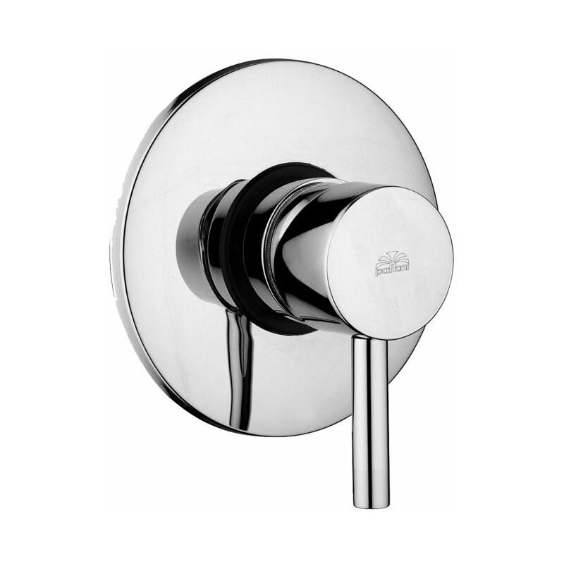 foto del prodotto paffoni miscelatore doccia ad incasso 116 mm steel looking serie light lig010st ottone steel looking