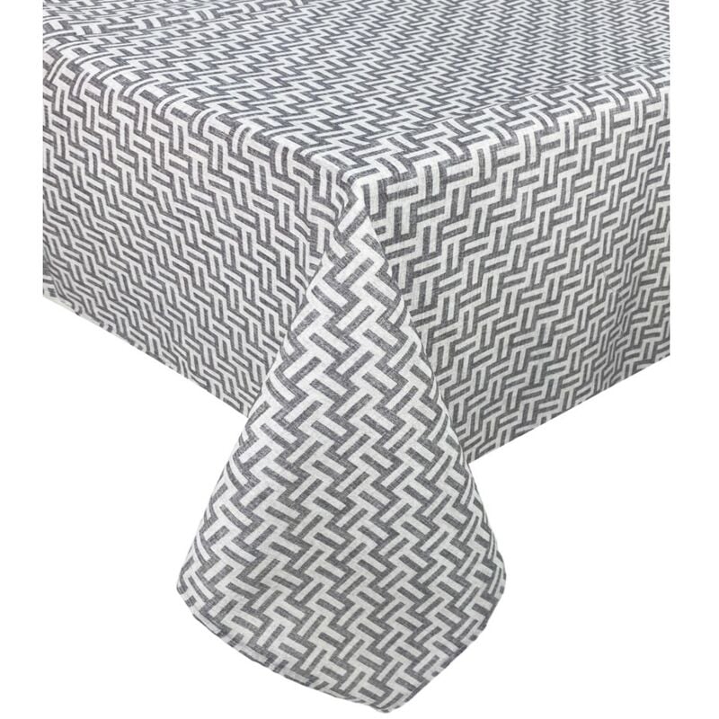 foto del prodotto tex family tovaglia antimacchia resinata torino fashion grigio cm. 140x140 x4 persone