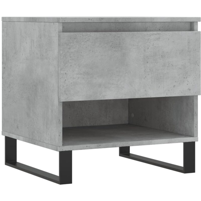 foto del prodotto tavolino da salotto grigio cemento 50x46x50cm legno multistrato vidaxl