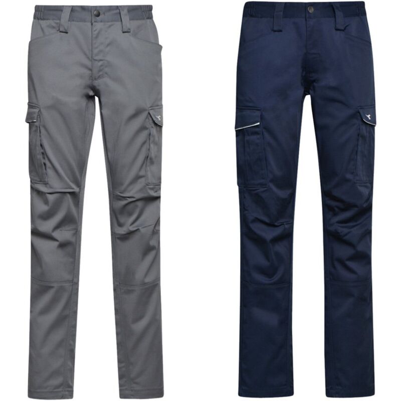 foto del prodotto diadora utility staff stretch cargo pantaloni da lavoro xxxl blu