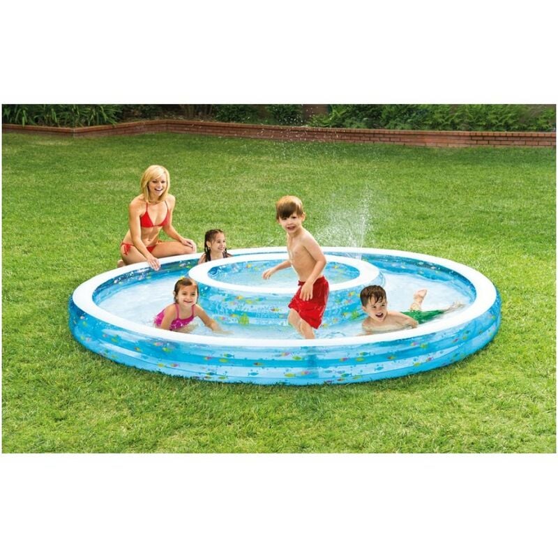 foto del prodotto piscina tonda gonfiabile baby fish double cm. 279x36 h lt. 990 232 