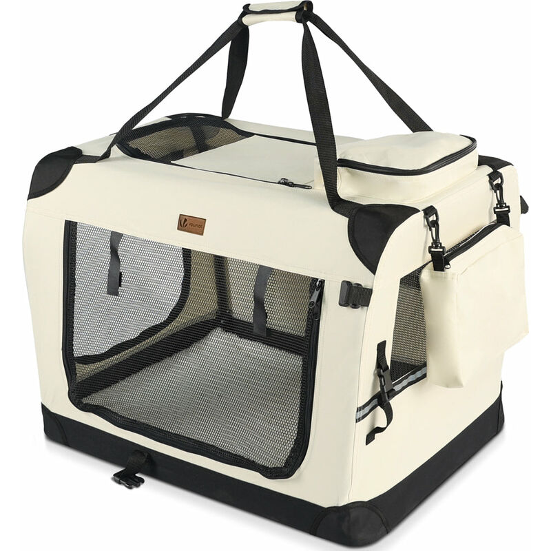foto del prodotto vounot borsa trasportino per cani xl beige