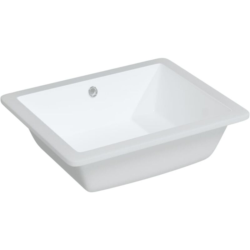 foto del prodotto lavandino da bagno bianco 50x40,5x18,5 cm rettangolare ceramica vidaxl