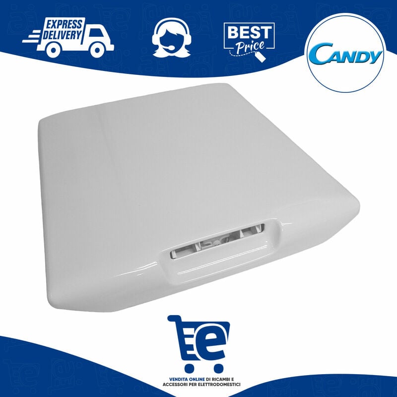 foto del prodotto coperchio top lavatrice carica dall alto candy 49129873 originale 445x395x60 mm