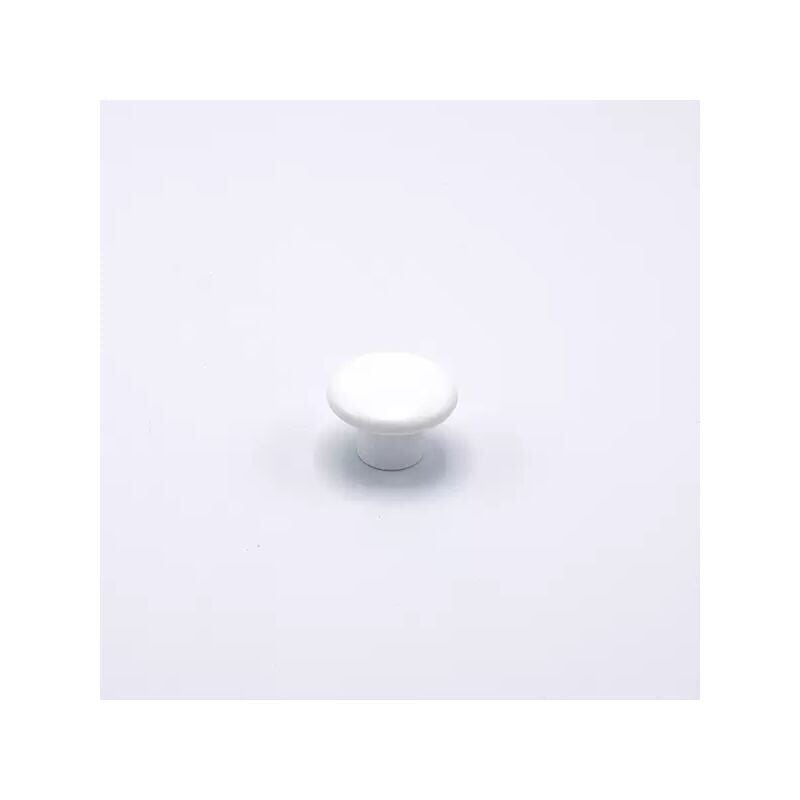 foto del prodotto pomolo tondo laccato bianco 32x22mm 006 little