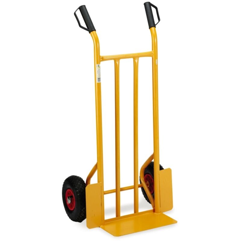 foto del prodotto carrello trasporto essenza in acciaio portata 300 kg 61x48x120 cm