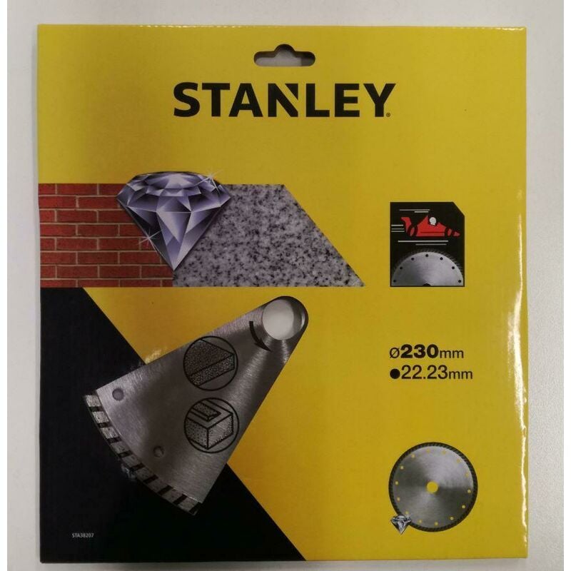 foto del prodotto stanley disco diamantato 230x22,2mm sta38207 xj