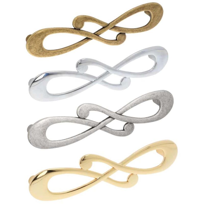 foto del prodotto maniglia per mobili linea decor serie 60 giusti 96 verniciato nichel satinato
