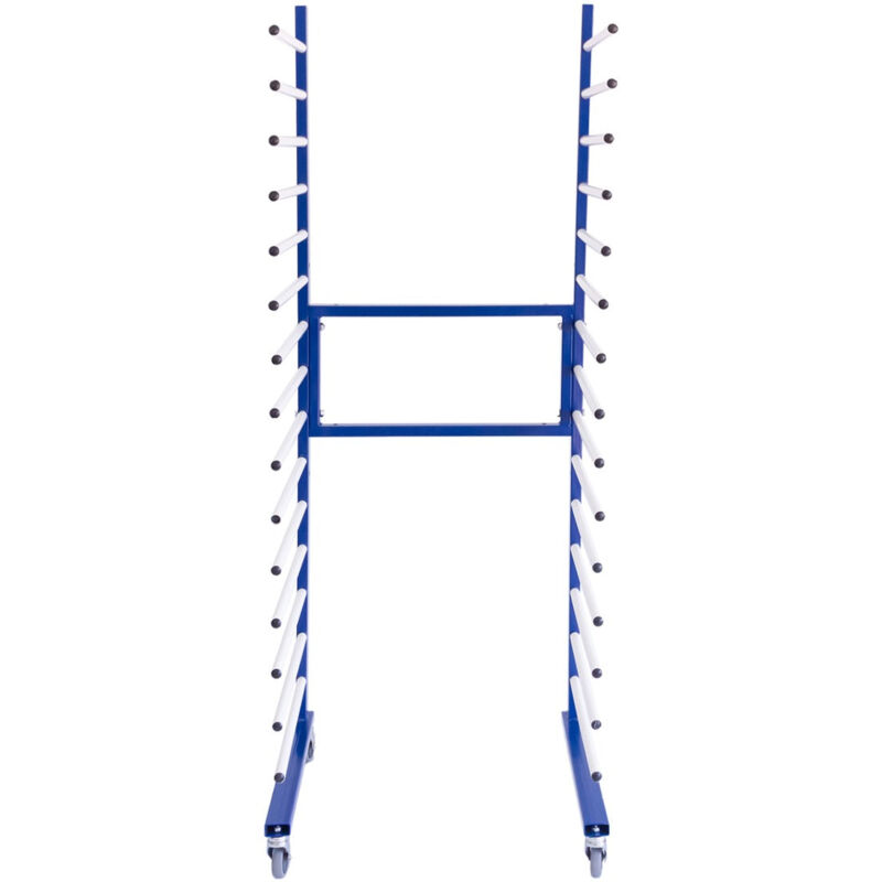 foto del prodotto monster shop rastrelliera verniciatura carrello per essiccatura vernici 15 supporti 300 kg lavorazione del legno stoccaggio a secco 15 strati 20 kg