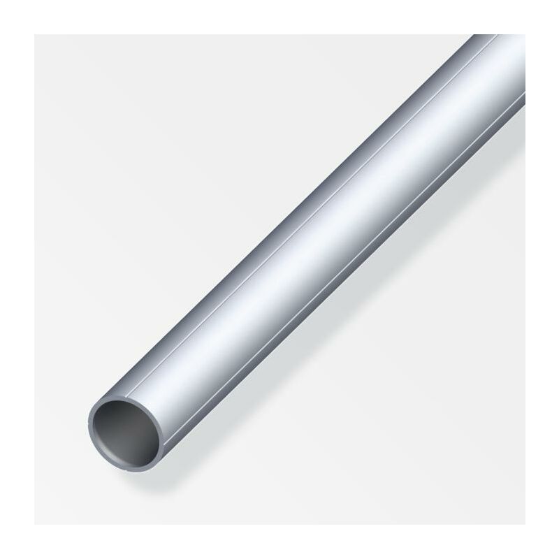 foto del prodotto tubo tondo alfer aluminium 19.5x1.5mm lunghezza 1m naturale 25008