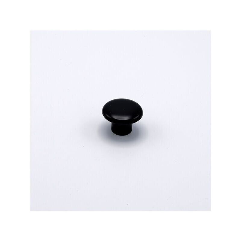 foto del prodotto pomolo tondo laccato nero 32x22mm 006 little