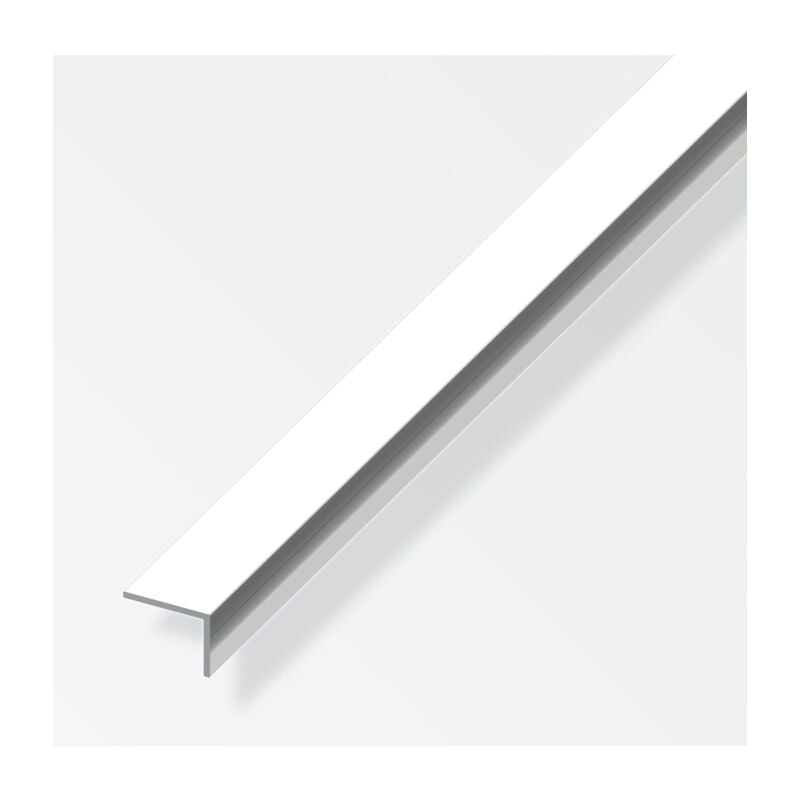 foto del prodotto canala angolare alfer aluminium 20x10x1mm da 1m ottica cromata 01250