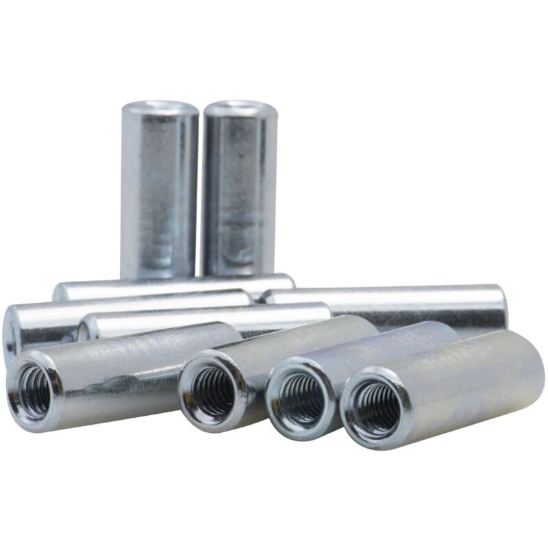 foto del prodotto manicotto cilindrico zincato viswood8x30mm lotto di 10 guarnizioni 