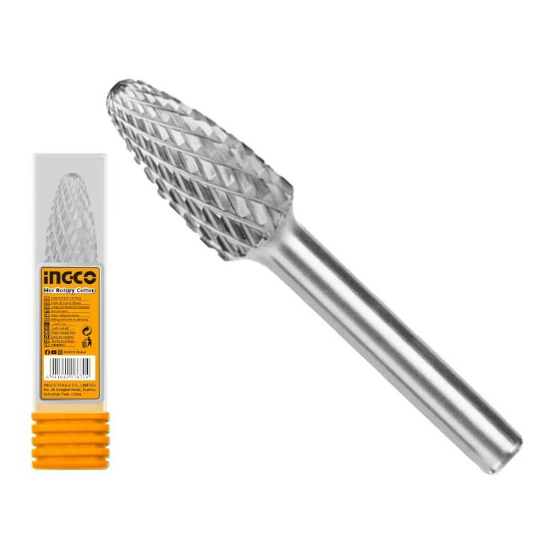 foto del prodotto fresa ogiva sferica carburo di tungsteno per metalli ingco hrrc0605