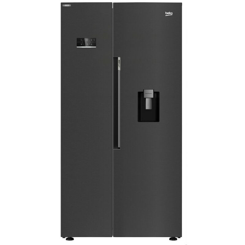 foto del prodotto beko frigorifero americano 91cm 576l nofrost nero gn163241dxbrn