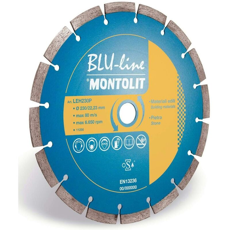 foto del prodotto montolit disco diamantato 750 mm lasermont leh75042 per materiali da costruzione