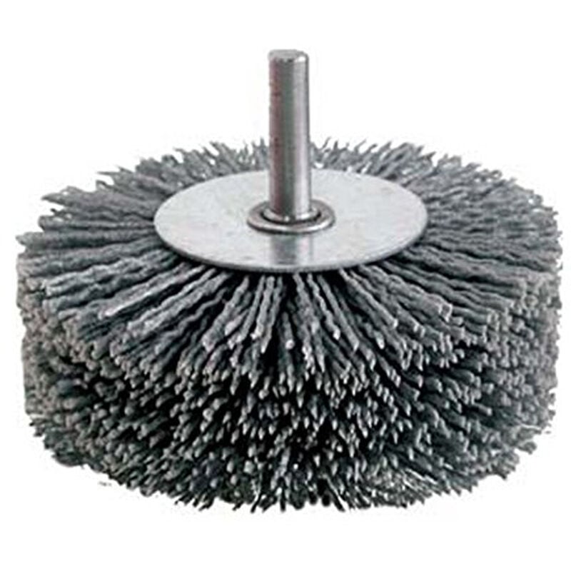 foto del prodotto sit spazzola circolare in nylon abrasivo spazzolatrice legno gr.80 100mm
