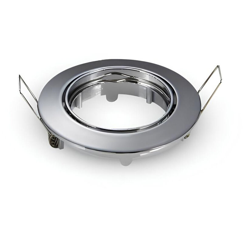 foto del prodotto rotondo orientale, staffa da incasso chrom piercing 74mm senza presa