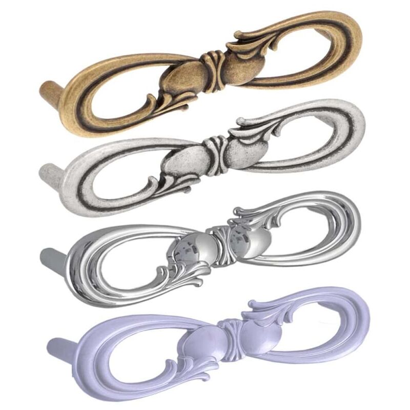 foto del prodotto maniglia per mobili linea decor serie 36 96 verniciato nichel satinato