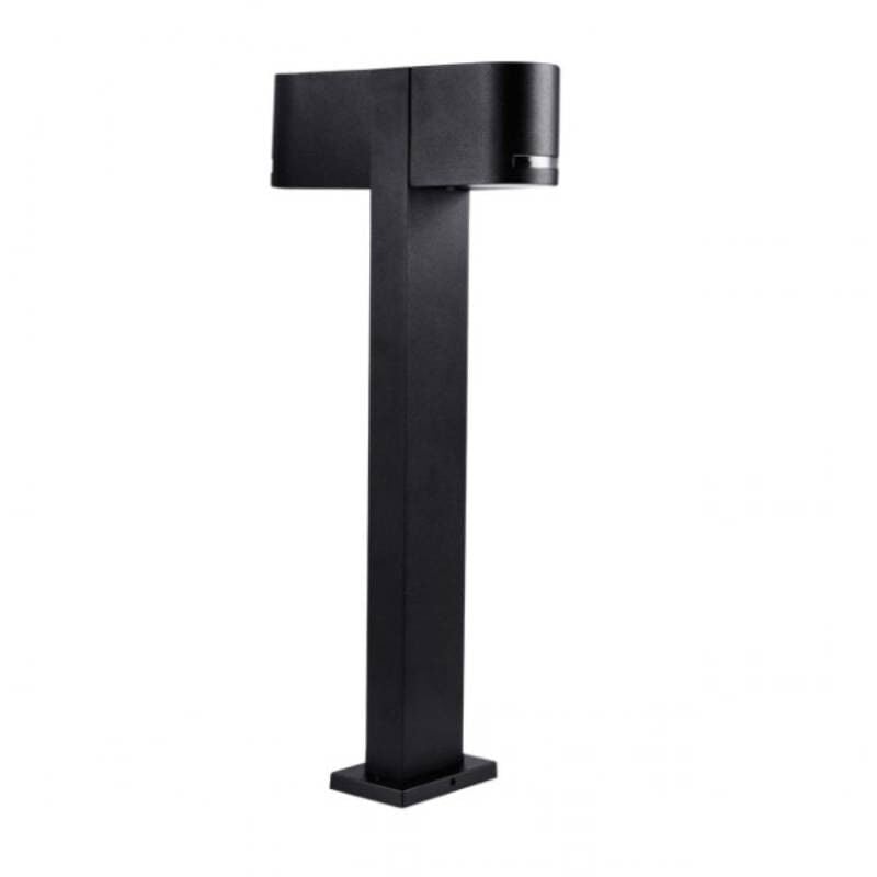 foto del prodotto nato da giardino 2x20w gu10 500mm ip44 impermeabile ac220 240v nero