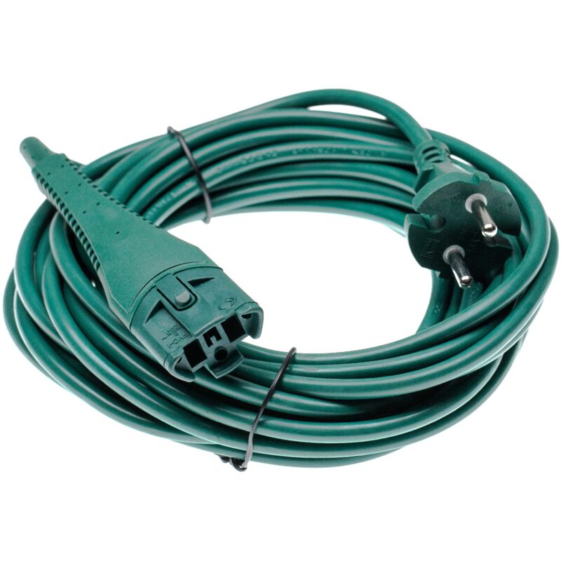 foto del prodotto cavo per alimentazione elettrica compatibile con vorwerk folletto 130, 130 sc, 131, 131 sc aspirapolvere da 10m vhbw