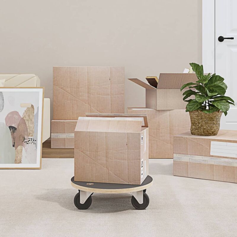 foto del prodotto vidaxl pedane di trasporto 2 pz rotonde 38x11,5 cm 250 kg