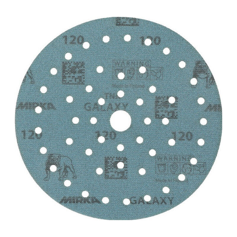 foto del prodotto disco abrasivo adesivo galaxy grip multifit 150mm k.120 f.ho metallo lacca co. per 50 