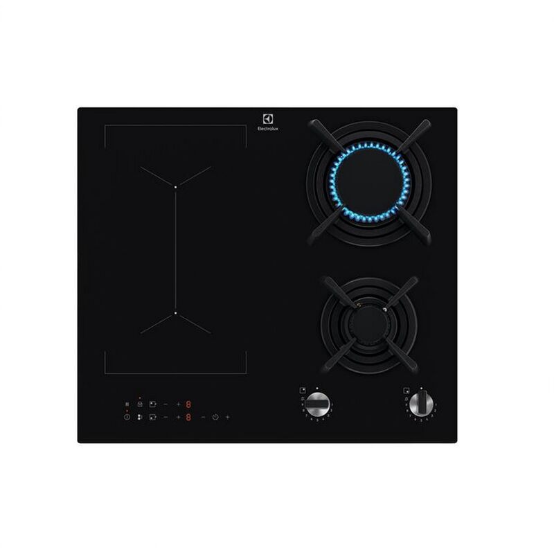 foto del prodotto electrolux piano cottura misto 59 cm 4 fuochi nero kdi641723k