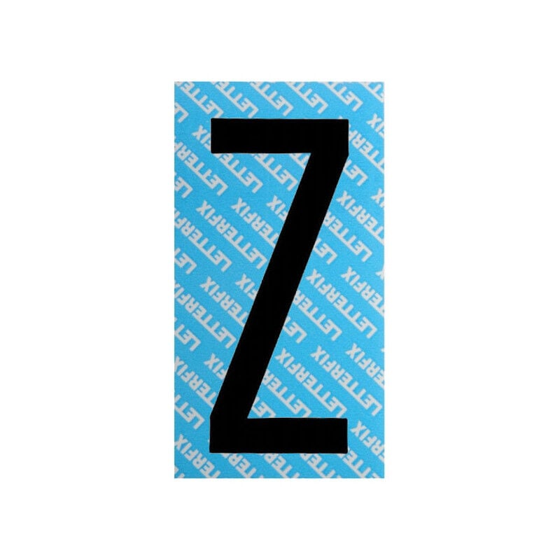 foto del prodotto lettera adesivo nero serie t80 z letterfix