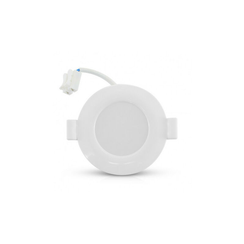 foto del prodotto vision el plafoniera led da incasso ac220 240v 8w 600lm 120 impermeabile ip44 ik08 85mm bianco naturale 6000k foratura 65mm